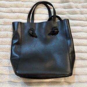 Nisolo Classic Black Tote Bag